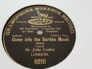 JOHN COATES COME INTO THE GARDEN MAUD GRAMOPHONE MONARCH 02111