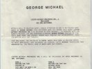 ?George Michael? Listen Without Prejudice. ORIGINAL Press Sheet From 1990. Wham