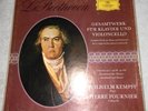 BEETHOVEN Piano & Violin Works/ KEMPF/ FOURNIER 3 x LP BOX SET DGG Stereo RARE