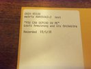 Louis Armstrong 78 test pressing You Can Depend On Me okeh 41538