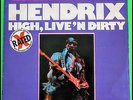 Jimi Hendrix RED VINYL HIGH LIVE 'N DIRTY Record LP Album