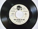 Jimmy Pipkin & Gallahads THIS LETTER TO YOU/THE ANSWER TO LOVE 45 PROMO RARE VG+
