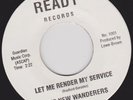 NEW WANDERERS - AINT GONNA DO YOU NO HARM - LET ME RENDER MY SERVICE