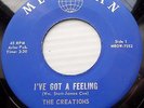 THE CREATIONS original MERIDIAN doowop 45 I'VE GOT A FEELING  the WEDDING mg1291