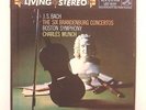 J.S. BACH-SIX BRANDENBURG CONCERTOS; 3LPS;LIVING STEREO; CHARLES MUNCH; PLAYS NM
