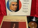 1964 UK NM SAN 128-30 ED1 WHITE ANGEL STEREO 3LP GIORDANO ANDREA CHENIER SANTINI