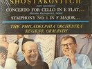 SHOSTAKOVITCH Cello Concerto  ROSTROPOVICH/ORMANDY 2-EYE Columbia MS 6124 NM