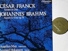 FRANCK BRAHMS Cello Sonatas Angelica May Hokanson LP Impression 650028 NM