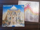 Iron Maiden Powerslave 1982 metal LP gold promo stamp Capitol