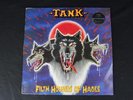 Tank Filth Houds of Hades 1982 Kamaflage DAM LP1 Metal LP Vinyl Record Motorhead