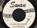 LEE ANDREWS A Night Like Tonight 45 SWAN PROMO 45 #4076 VG++ VOCAL GROUP DOO WOP