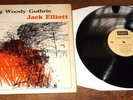 JACK ELLIOTT   TALKING WOODY GUTHRIE   UK CREAM TOPIC FOLK 10-TRACK LP 1963