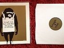 Banksy records artwork Laugn now/ Keep it real vinyl