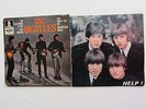 THE BEATLES  TWO  ORIGINAL 1965   FRENCH  EPs   HELP    &  WE CAN WORK IT OUT