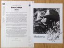 Madonna   Music   Autographed Press Kit + Promo Display Board   Excellent