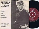PETULA CLARK Sailor b/w My Heart Danish 45PS 1961