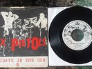 SEX PISTOLS ITALIAN ONLY PRESSING. ORIGINAL 1ST ED HOLIDAYS IN THE SUN