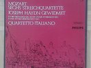 B854 QUARTETTO ITALIANO MOZART SIX STRING QUARTETS DED. TO HAYDN 3 x LP PHILIPS
