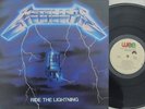 Metallica 1st Press OZ LP Ride the lightning NM ’86 WEA 603961 with lyric inner 