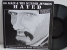 RARE PUNK LP - GG ALLIN & THE MURDER JUNKIES - HATED clean Rock Hardcore