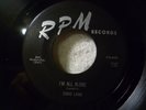 EDDIE LANG - Come On Home/I'm all Alone - Rare Blues R&B Vinyl 45 Single RPM