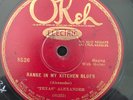 Okeh 8526 Texas Alexander RANGE IN MY KITCHEN  1928  78 rpm V+/V