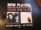 Tears For Fears In Store Sampler Canda Sleeve Usa Vinyl Select 1 LP