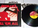 METALLICA LP KILL `EM ALL  VINYL LP mit INNENHÜLLE + BEILAGE MFN 7 von 1983