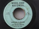 Rare Soul 45 Love, Warmth & Affection featuring Ralph Weeks on Week-End HEAR   