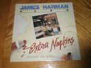 JAMES HARMAN BAND / EXTRA NAPKINS   1988 Rivera Album w Napkin   NEAR MINT