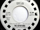 The DEVOTIONS 45 Zindy Lou / Snow White ROULETTE label promo DOO WOP mg1297