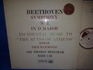 @ASD 287 *WHITE/GOLD* BEETHOVEN SYMPHONY NO.2 /THE RUINS OF ATHENS* BEECHAM* NM