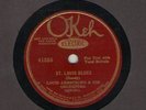 78 rpm Louis Armstrong OKeh 41350 in VV+/V+E- Hear