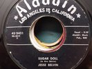 Jesse Belvin Rare Doo Wop R&B 45 Let Me Dream / Sugar Doll Aladdin 3431