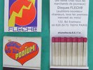 CLAUDE FRANCOIS pochette d'allumettes DISQUES FLECHE et PODIUM