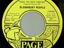 HEAR IT 60's Wisconsin Psychedelic Garage 45 rpm record Bloomsbury People 1969