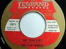 FOUR PENNIES 45 Dry Your Eyes / My Block SOUL Popcorn GIRL GROUP Chiffons w3375