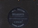 Belafonte At Carnegie Hall 45rpm 180g 8LP Box from the Michael Hobson Archives