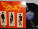 MEET THE SUPREMES ORIGINAL 1963 MOTOWN LP STOOL COVER CLEAN VG+ NR VPI