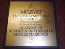 8 LP BOX - MOZART - THE LATE SYMPHONIES  21 - 41 MARRINER - PHILIPS 6769043