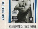 Various ?For Boys Only CASSETTE ALBUM Acid House, Hi NRG, New Beat