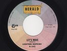 '59 Hot Blues Guitar LIGHTNIN HOPKINS Let's Move/I'm Achin' HERALD 542 VG++ HEAR