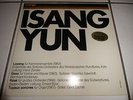 Isang Yun - Loyang*Gasa*Reak* *MINT*WERGO 60034*1969*BOOKLET* RARE KLASSIK LP