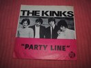 THE KINKS: PARTY LINE +1. NORWAY 1966. ONLY SLEEVE, NO RECORD.