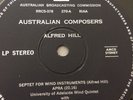 Australian Composers ABC In House LP Alfred Hill & Peter Sculthorpe Mint