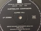 Australian Composers ABC In House LP Alfred Hill & Peter Sculthorpe Mint