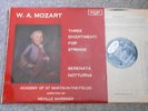UK Argo ZRG 554, oval logo, gr.: Mozart: 3 Divertimenti, Marriner