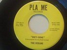 45 rpm Record - OHIO GARAGE  - SHE'S GONE by THE OCEANS on PLA-ME