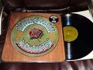 GRATEFUL DEAD American Beauty 1970 shrink sticker BOX RAIN Friend of the Devil