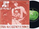 PAUL McCARTNEY & WINGS Jet b/w Let Me Roll It Danish 45PS 1973 Beatles Apple